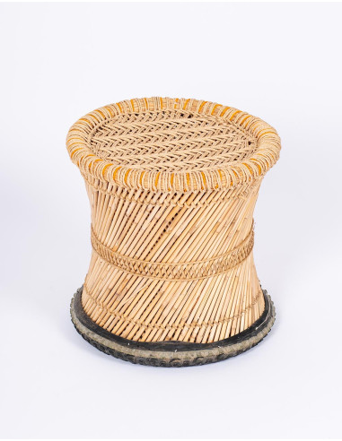 taburete-etnico-bambu-decoracion-boho-kimago
