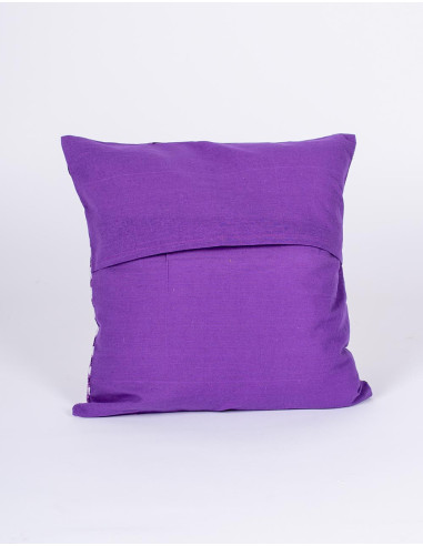 Capa de almofada roxa e branca – Decoração...