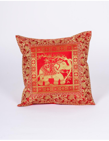Red cushion cover with... 2