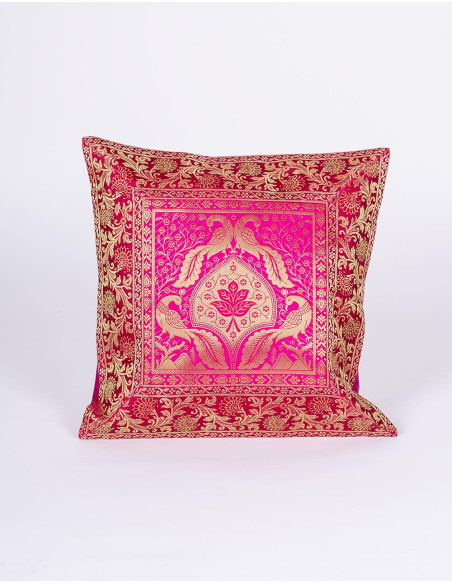 cojin-boho-rosa-aves-decoracion-india