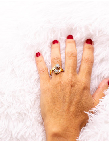 Anello indiano in oro fatto... 2