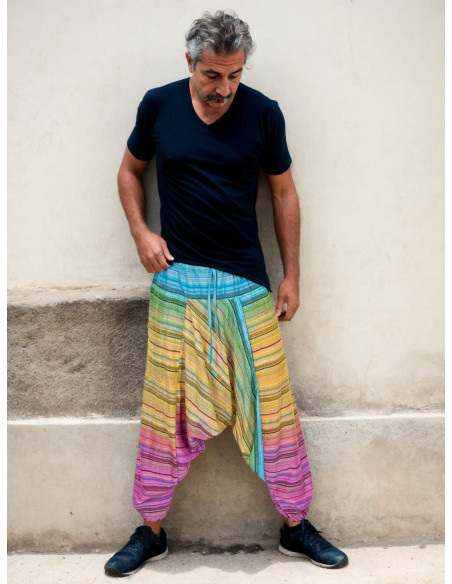 Unisex-Hose in verschiedenen Farben – Indischer Ethno-Boho-Stil