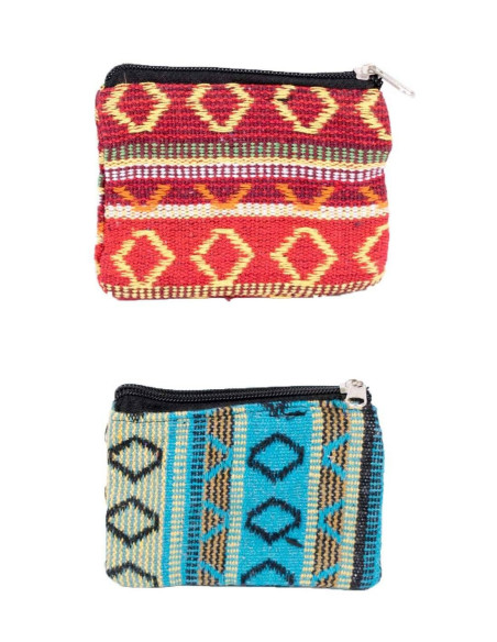 Porta-moedas indiano étnico feito à mão – Design único e boho