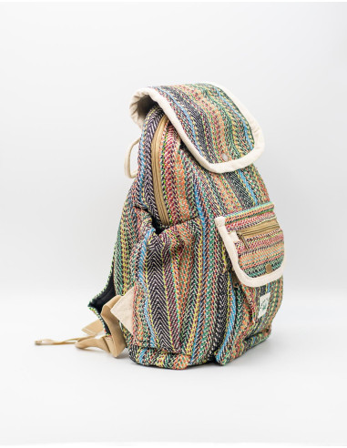 Kimago Unisex Backpack: Authentic Indian Hemp...