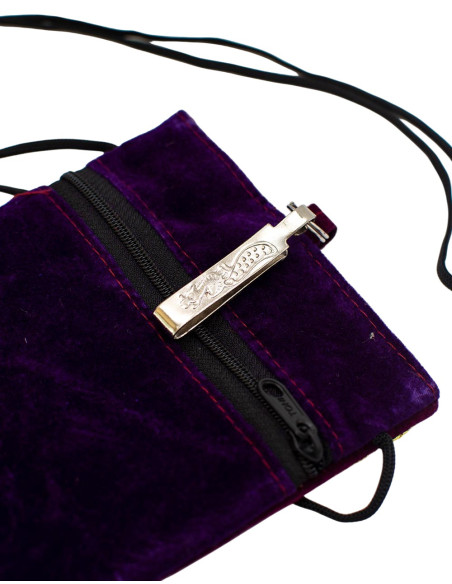 Große bestickte Umhängetasche für Mobiltelefone – Ethno-Boho-Handtasche