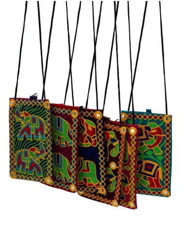 Sac bandoulière éléphant pour téléphone...