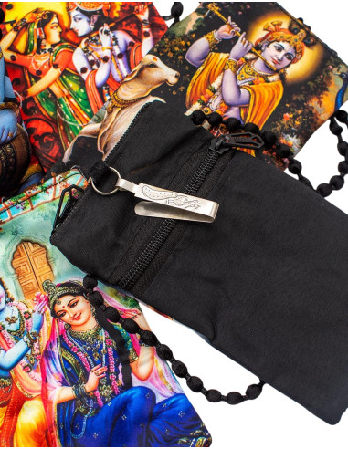 Shoulder Bag for Mobile Phone with Hindu Gods –...