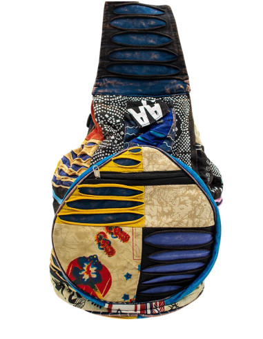 Hippie Patchwork Backpack Convertible into a...