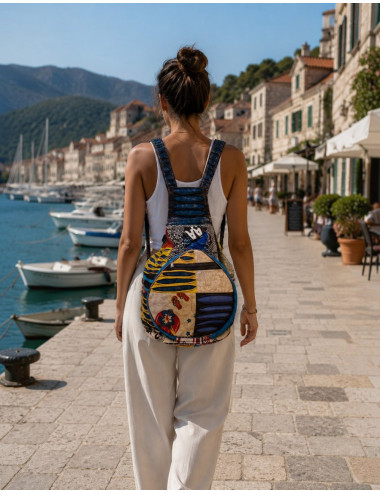 Mochila Hippie Patchwork... 2