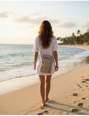 Unisex Hemp Shoulder Bag in... 2