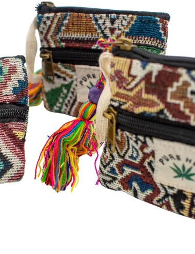 Bolsa de cânhamo artesanal...