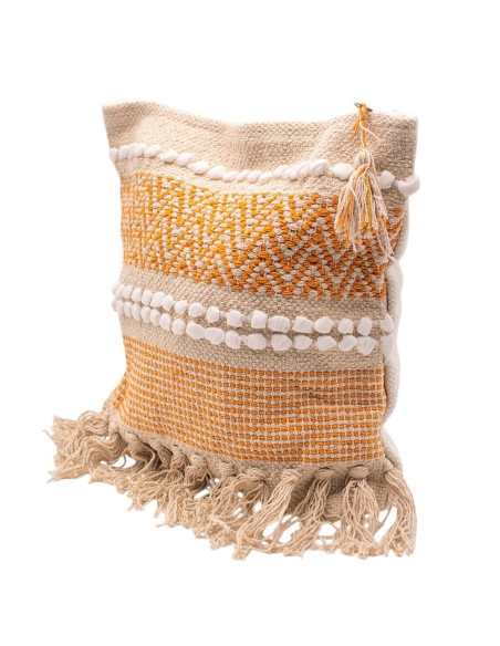 Handgefertigte Boho-Tasche mit Fransen und Bommeln – im ethnischen indischen Stil