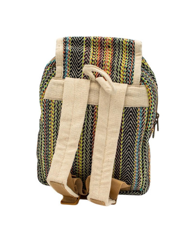 Mochila de cânhamo colorida – Mochila boho...
