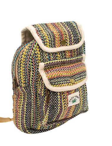 Mochila de cânhamo colorida... 2