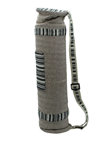 Hanf-Yogamatten-Tasche – handgemachte Boho-...
