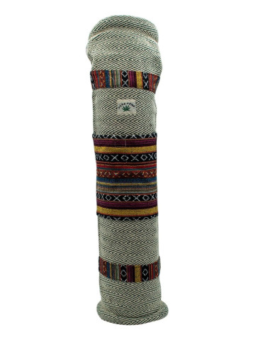 Hanf-Yogamatten-Tasche – handgemachte Boho-...