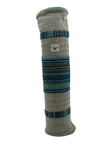 Hanf-Yogamatten-Tasche – handgemachte Boho-...