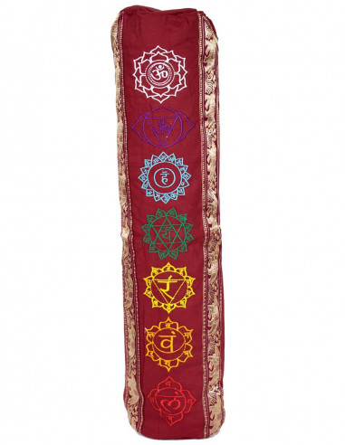 Burgundy Cotton Yoga Mat Bag – Kimago Cover