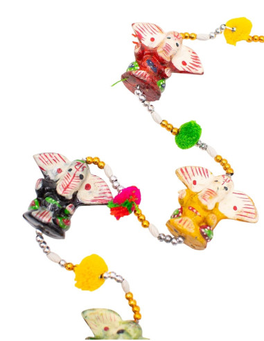 Pendentif décoratif représentant 5 Ganeshas –...