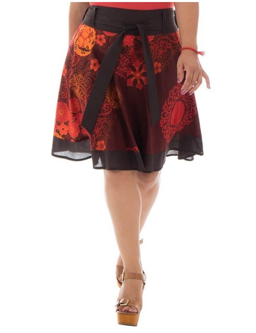 long_skirt_Orange_Bow_Close