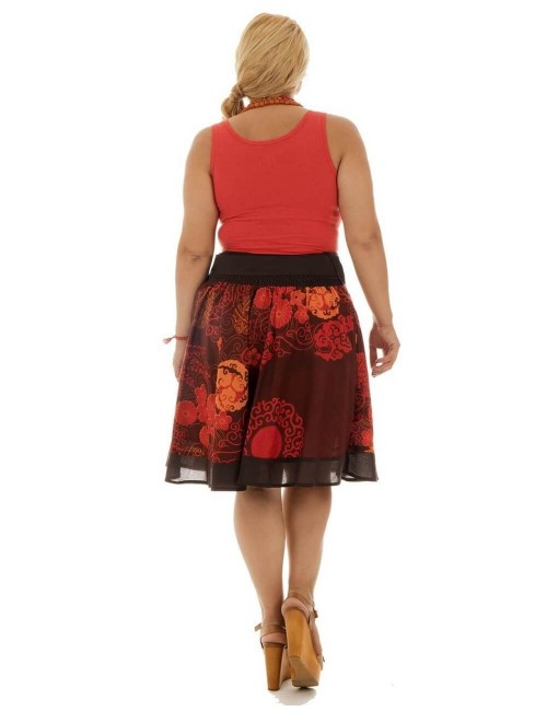 Long_medium_skirt_Orange_Bow