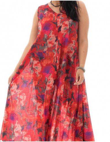 vestido-longo-largo-laço-vermelho-fechado