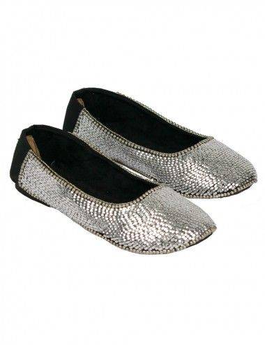 balerina-espadrille-chaussures-chaussures-argent-paire-ethnique