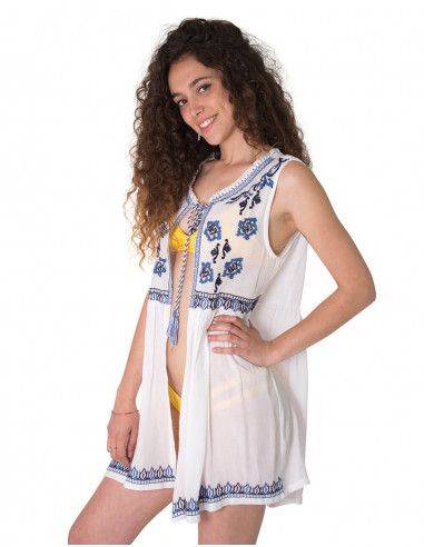 Maglietta sexy chic con frange