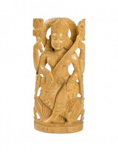Statue-de-dieu-de-l'argent-Lakshmi-méditation