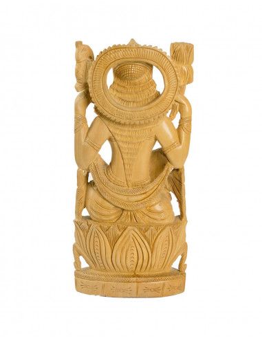 Statue-du-dieu-de-l'argent-Lakshmi-back