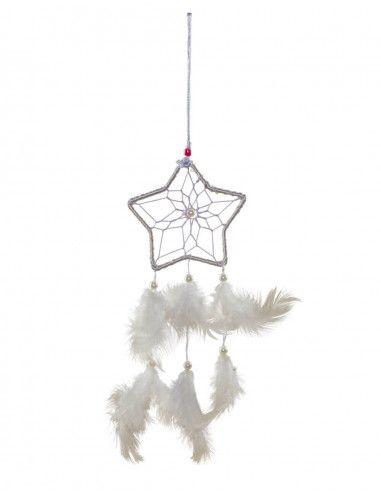 Atrapa-sueños-plumas-blanco-estrella