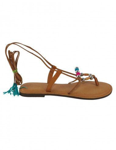 Sandalia boho chic de mujer