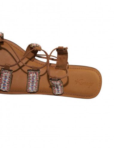 Sandália hippie grega