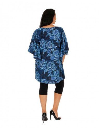 blouse-printed-loose-sleeves-murcielago-blue
