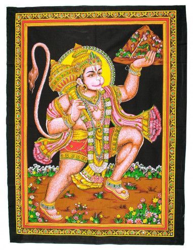 hanuman-hindu-deus-macaco-tapeçaria