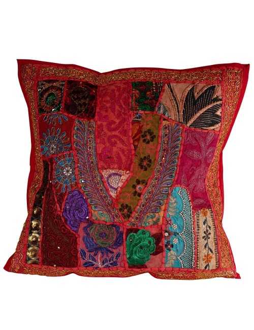 bordado-almofada-hippie-vermelho