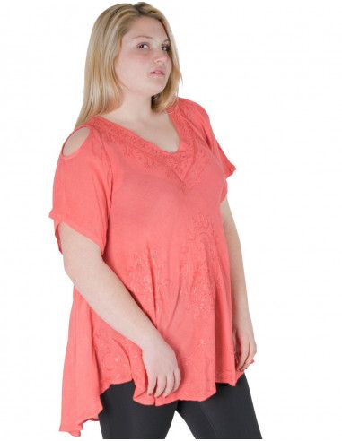 blouse-size-large-shoulders-discovered-salmon