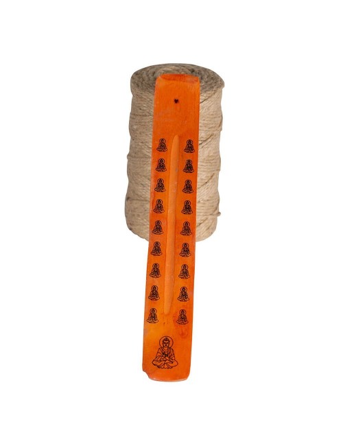 porte-encens-orange-fait main